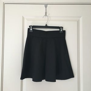 Charlotte Russe Black Skater Skirt